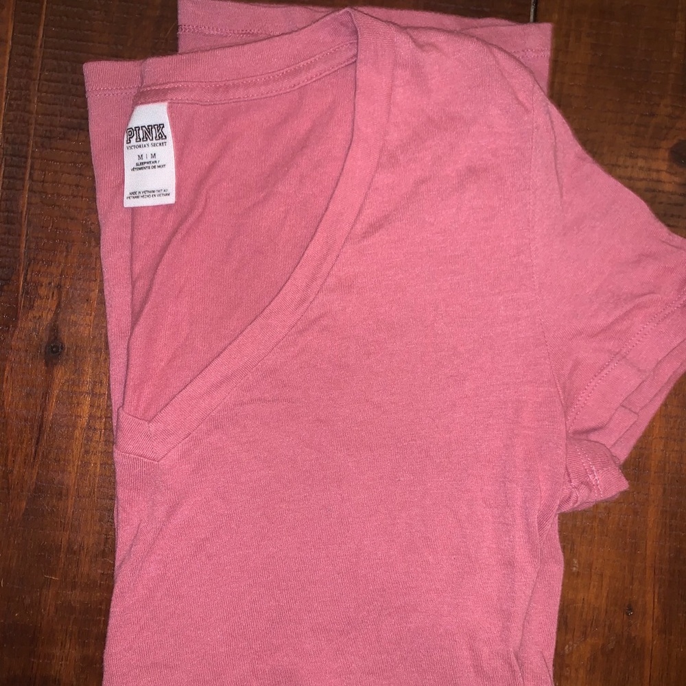Pink vneck